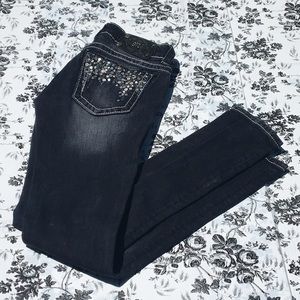 Miss me diamond embellished jeans